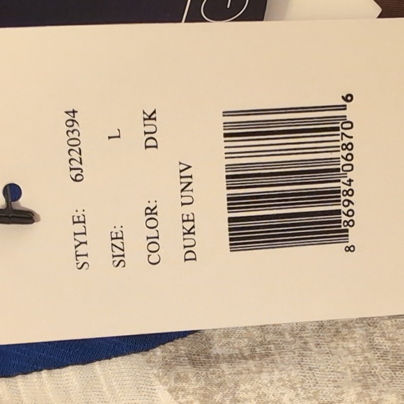 NWT Carl Banks Duke Blue Devils V Neck Tee - Picture 12 of 12